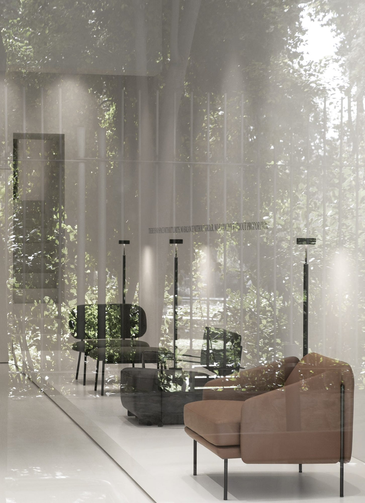 Lámpara de pie de salón 130 cm – Milan Peak – diseño de cilindros superpuestos en metal, 3 acabados