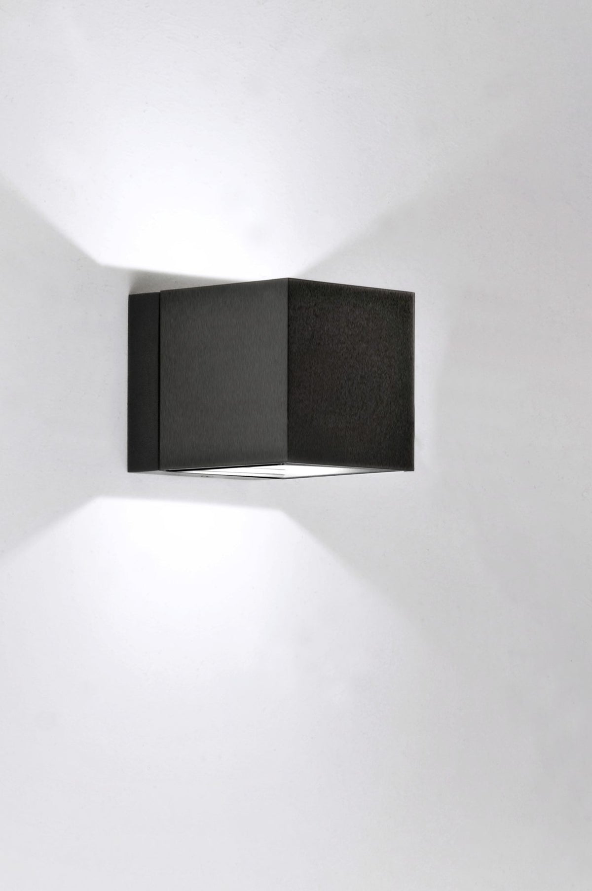 Aplique técnico de 2 luces con LED integrado DOB – Milan Dau 80 – perfil de aluminio extruido de 80 mm, 3 acabados