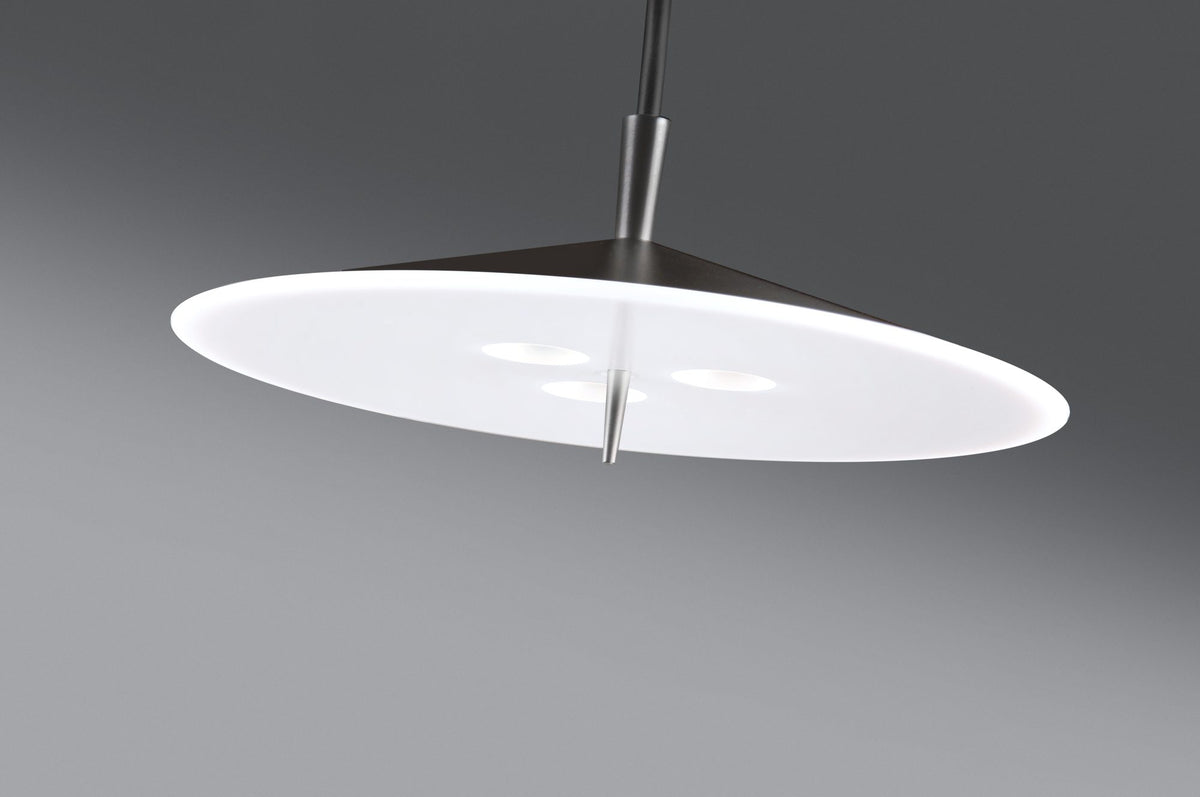 Lámpara colgante 20 cm – Milan Pla – cuerpo de aluminio inyectado y acero estampado, 4 acabados