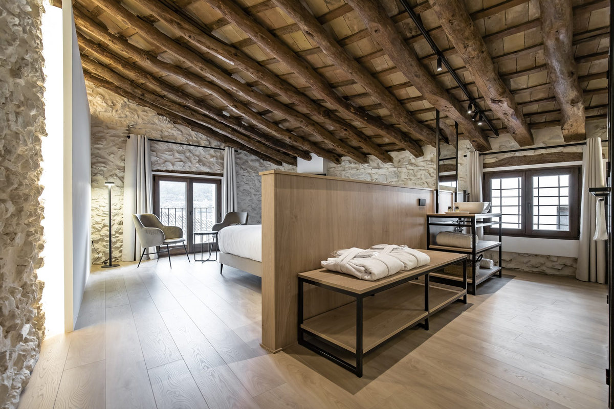Lámpara de pie de salón 170 cm – Milan Peak Lane – diseño LED en acero, acabado negro texturado