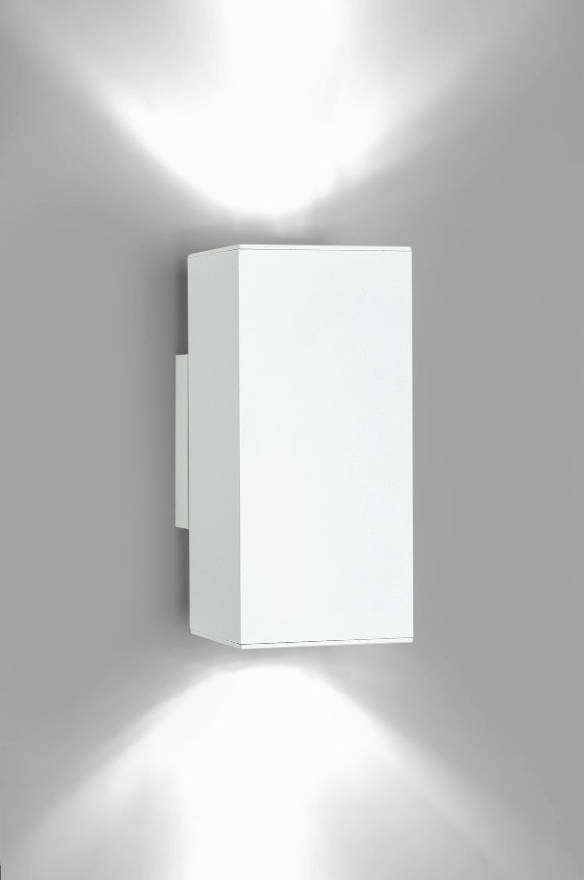 Aplique técnico de 2 luces GU10 – Milan Dau 80 – perfil de aluminio extruido de 80 mm, 3 acabados