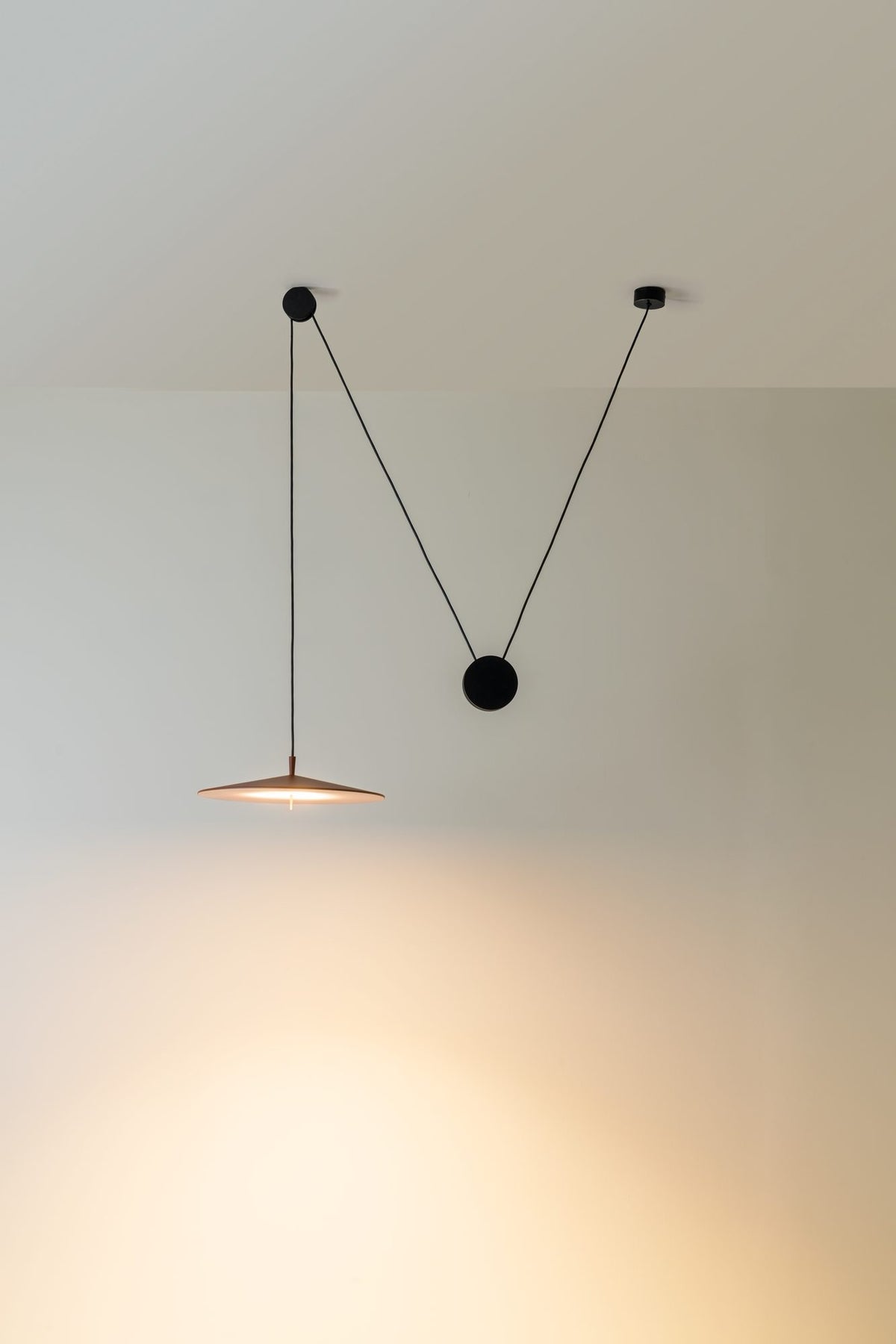 Lámpara colgante 40 cm – Milan Pla – cuerpo de acero estampado, 4 acabados
