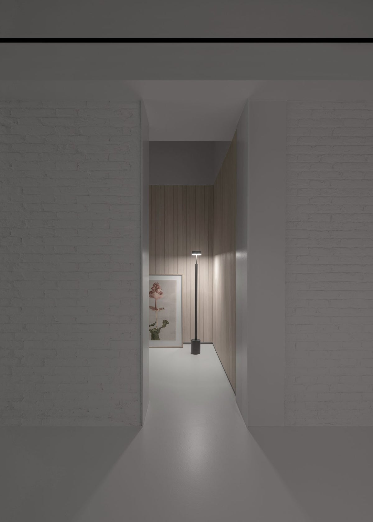 Lámpara de pie de salón 130 cm – Milan Peak – diseño de cilindros superpuestos en metal, 3 acabados