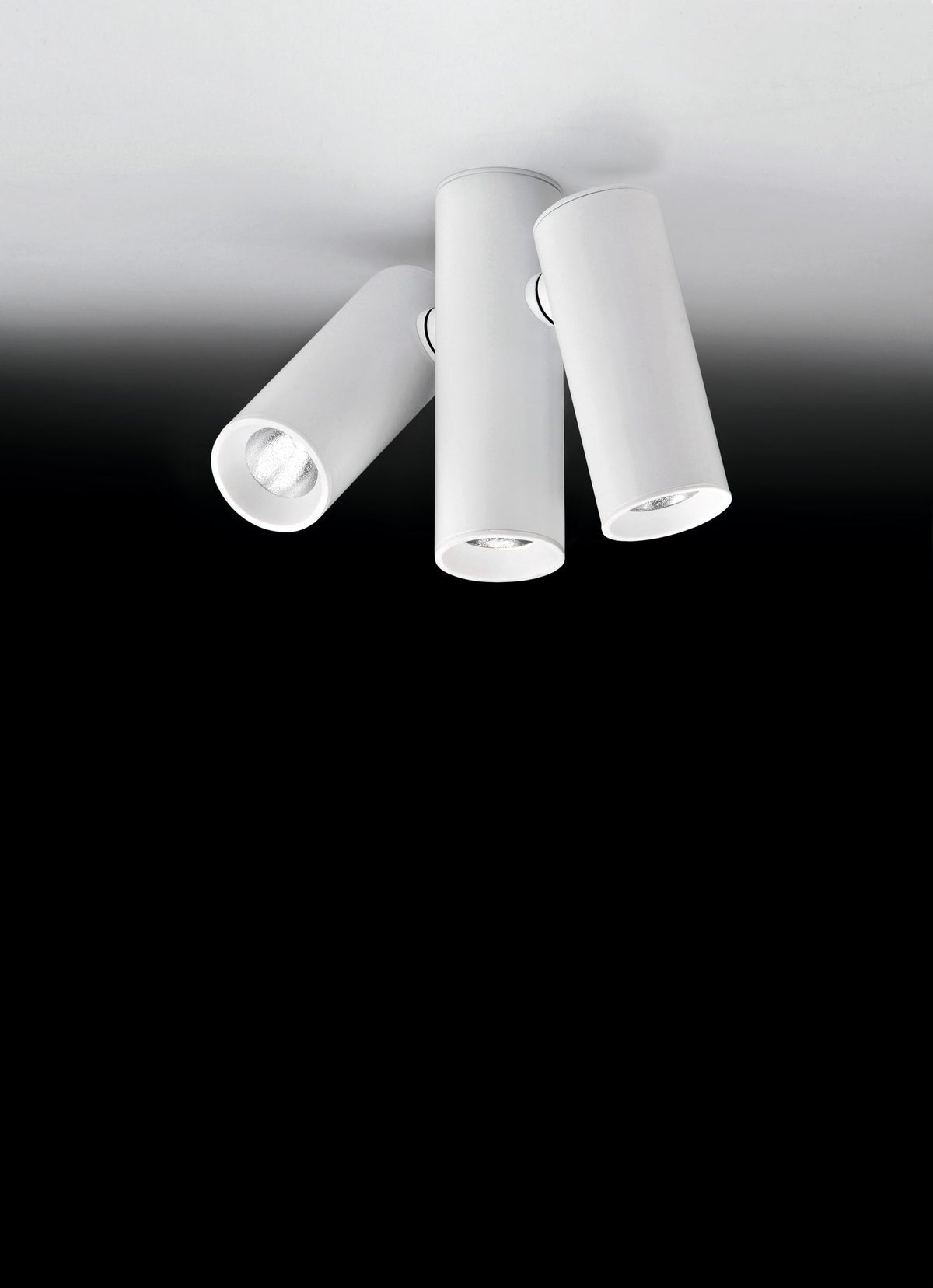 Plafón técnico compacto de 3 luces con LED DOB 5W – Milan Haul 40 – perfil de aluminio extruido, 2 acabados