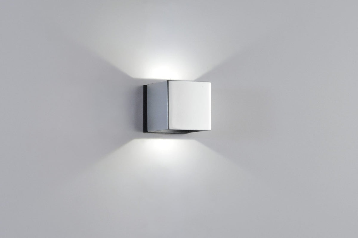 Aplique técnico compacto de 2 luces con LED DOB – Milan Dau 50 – perfil de aluminio extruido, 3 acabados