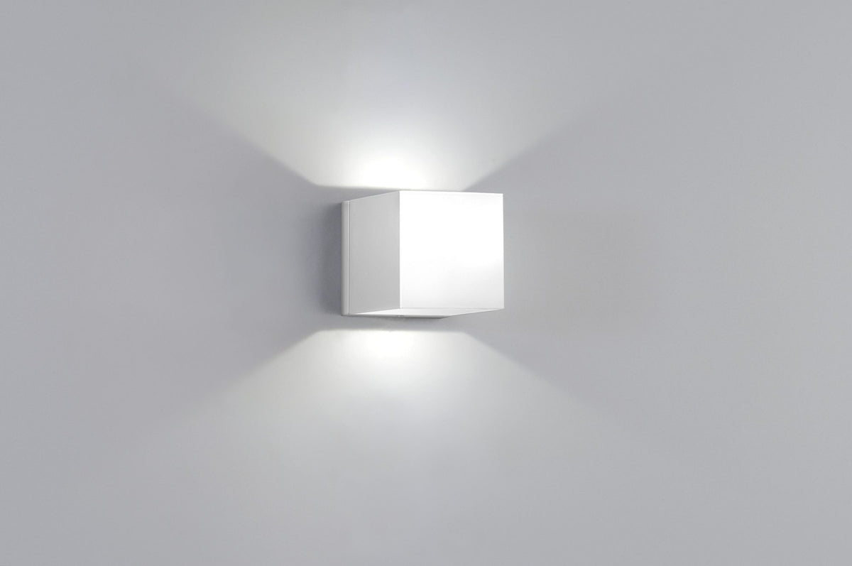 Aplique técnico compacto de 2 luces con LED DOB – Milan Dau 50 – perfil de aluminio extruido, 3 acabados
