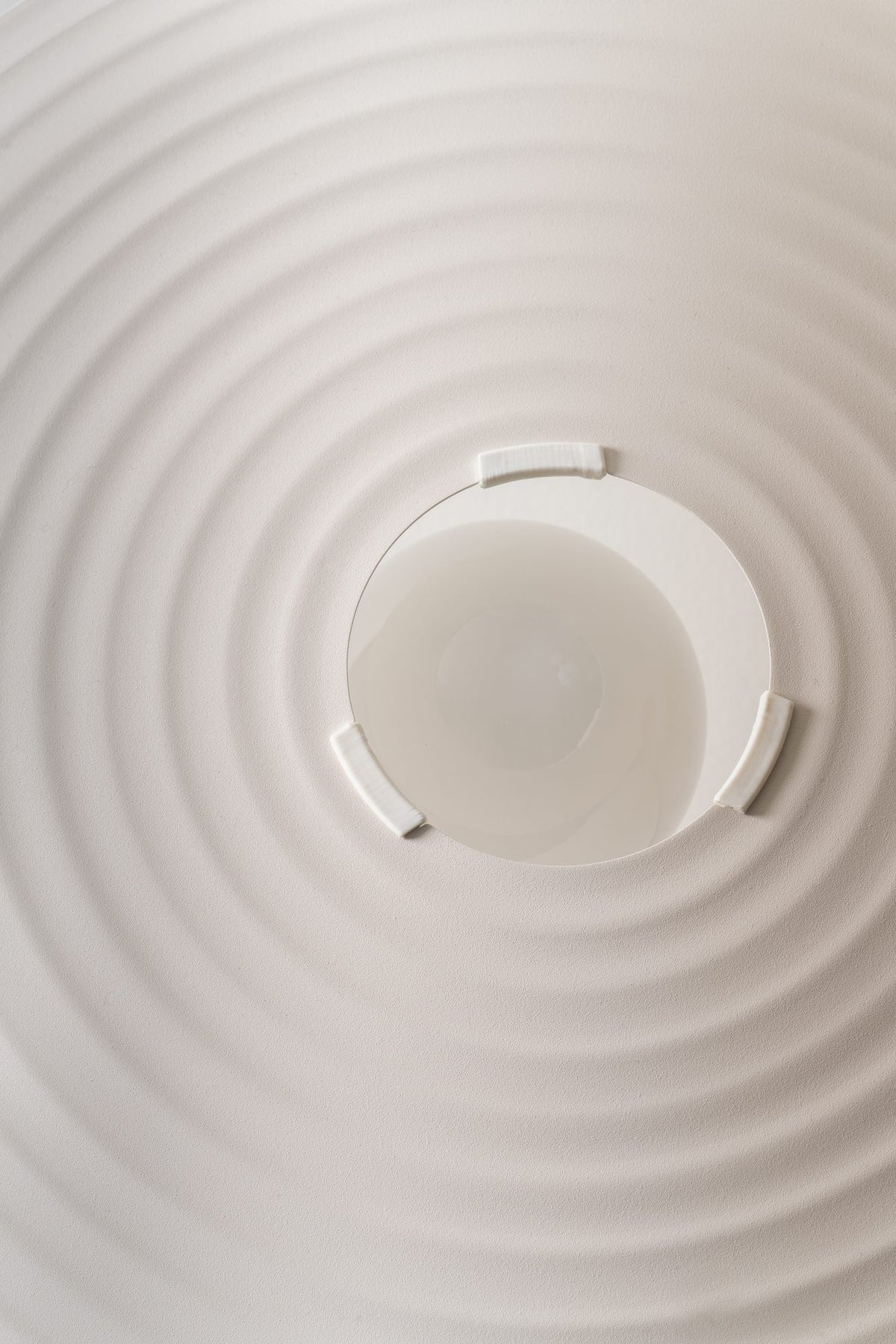Pantalla de recambio Ø30 cm, con orificio central – Accesorio Milan Symphony, 3 acabados